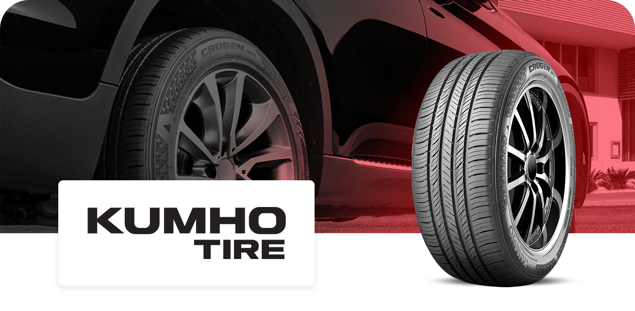 Get $80 back when you purchase a set of four (4) select Kumho tires