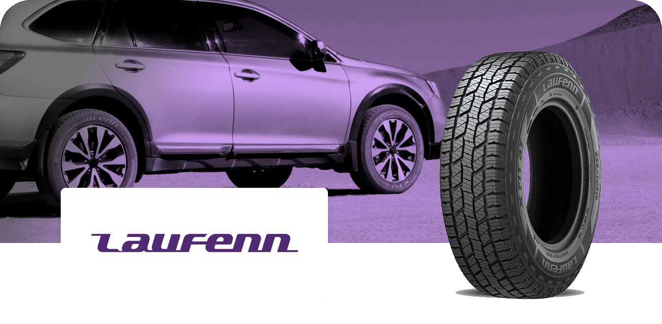 Get $40 back when you purchase a set of four (4) select Laufenn tires