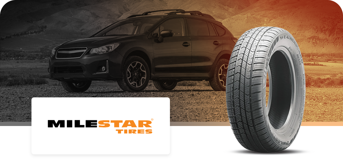Get $50 back when you purchase a set of four (4) select Milestar tires