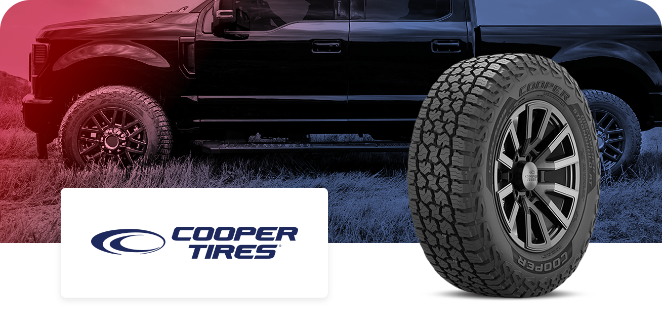 Get $70 back when you purchase a set of four (4) select Cooper tires