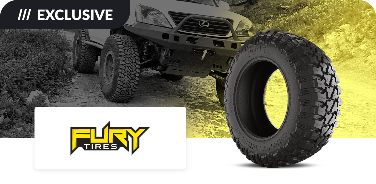 Get $40 back when you purchase a set of four (4) select Fury tires