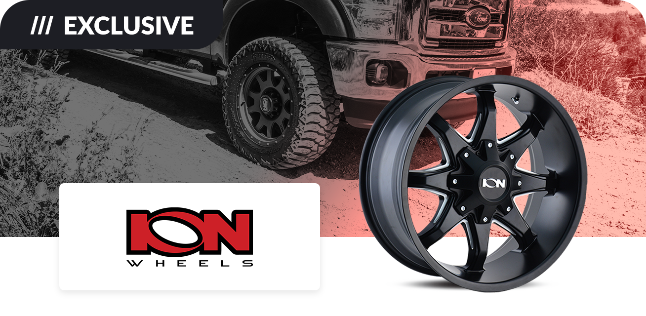 Get $60 back when you purchase a set of four (4) select Ion wheels