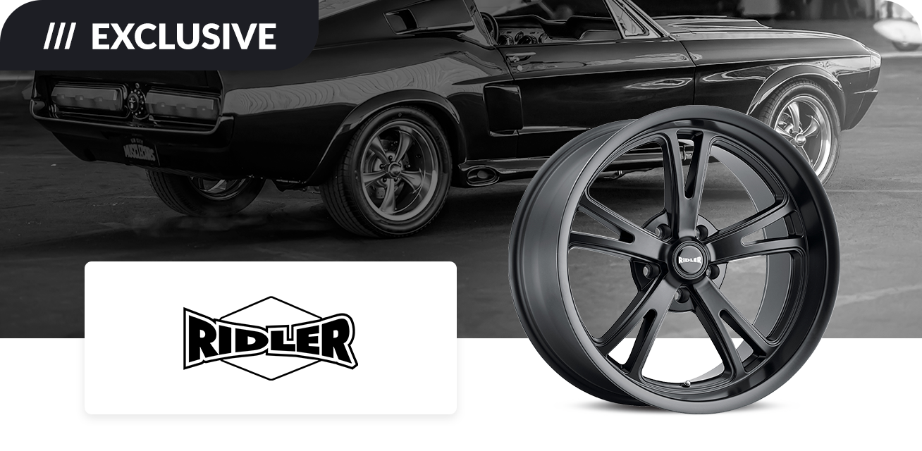 Get $80 back when you purchase a set of four (4) select Ridler wheels