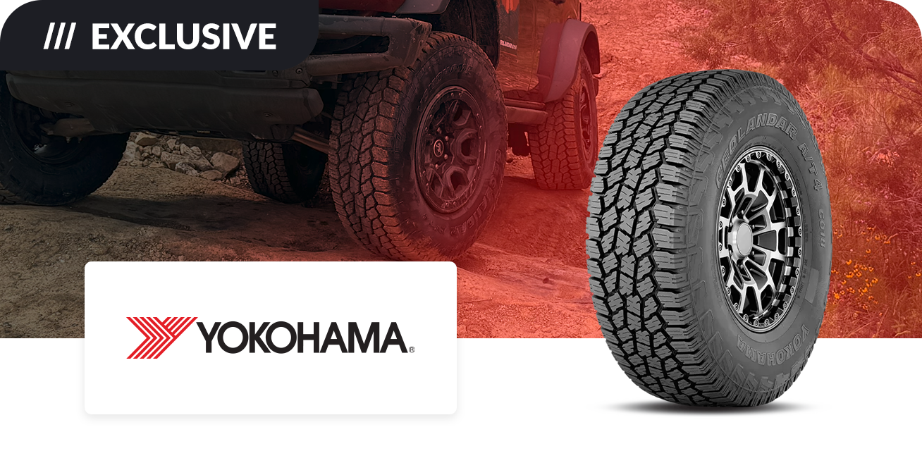 Get up to $70 back when you purchase a set of four (4) select Yokohama tires