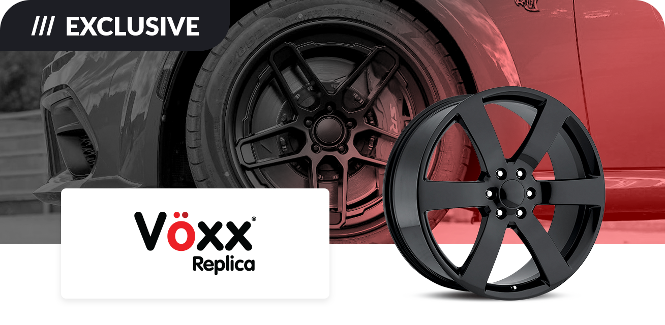 Get $100 back when you purchase a set of four (4) select Voxx Replica wheels