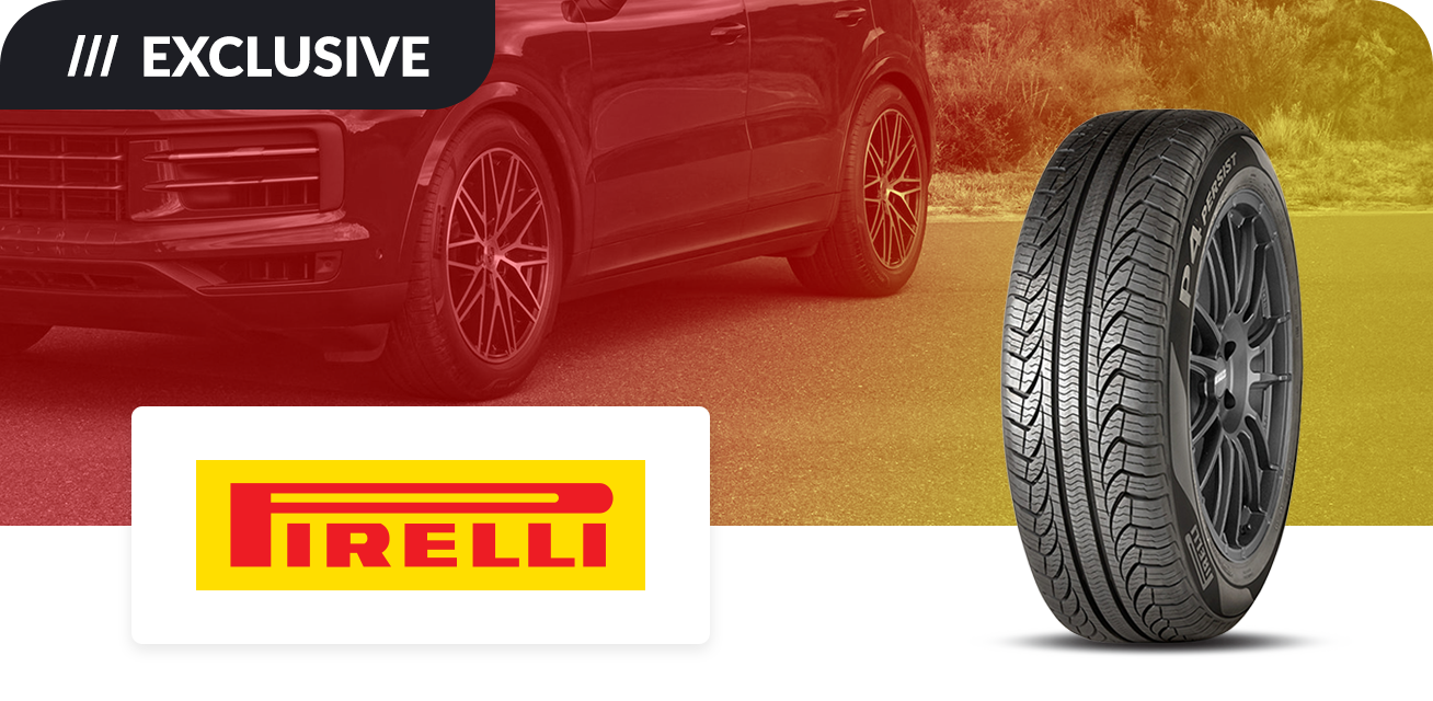 Get up to $75 back when you purchase a set of four (4) select Pirelli tires