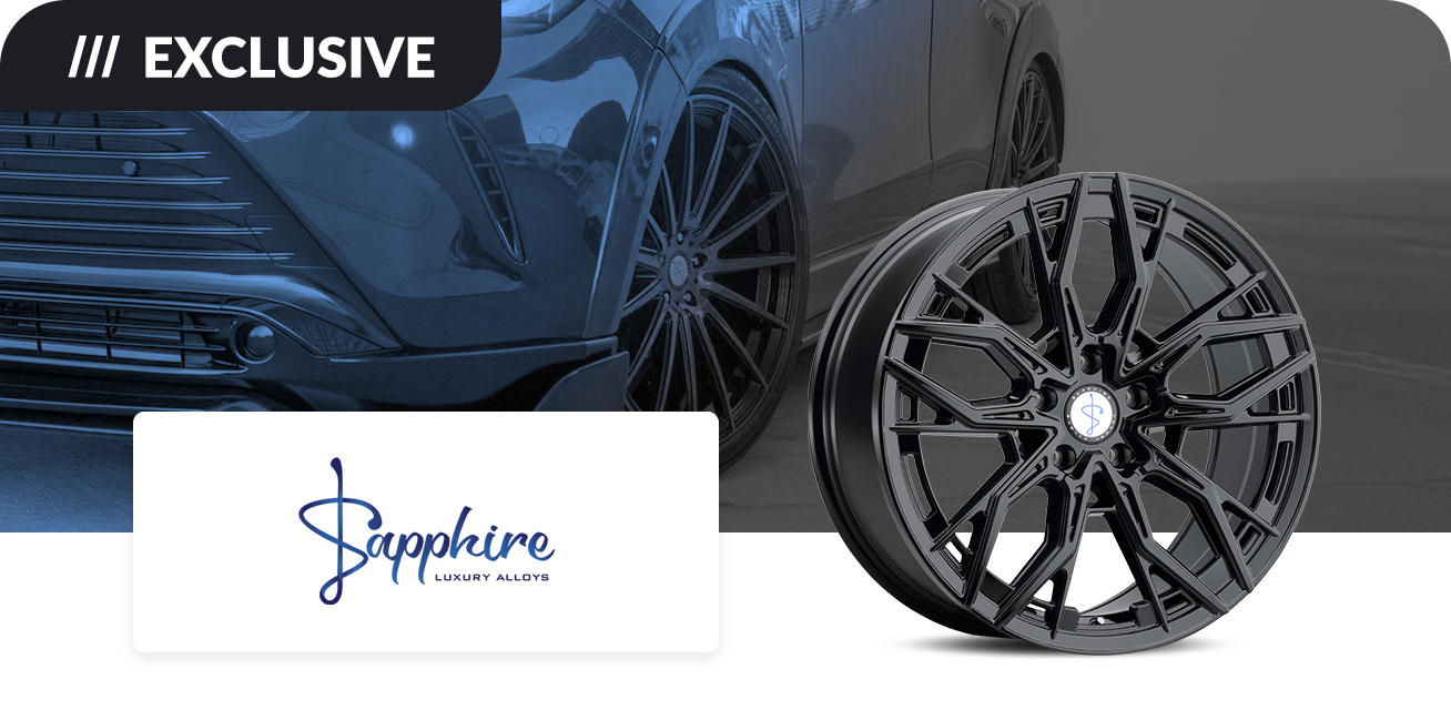 Get $40 back when you purchase a set of four (4) select Sapphire wheels