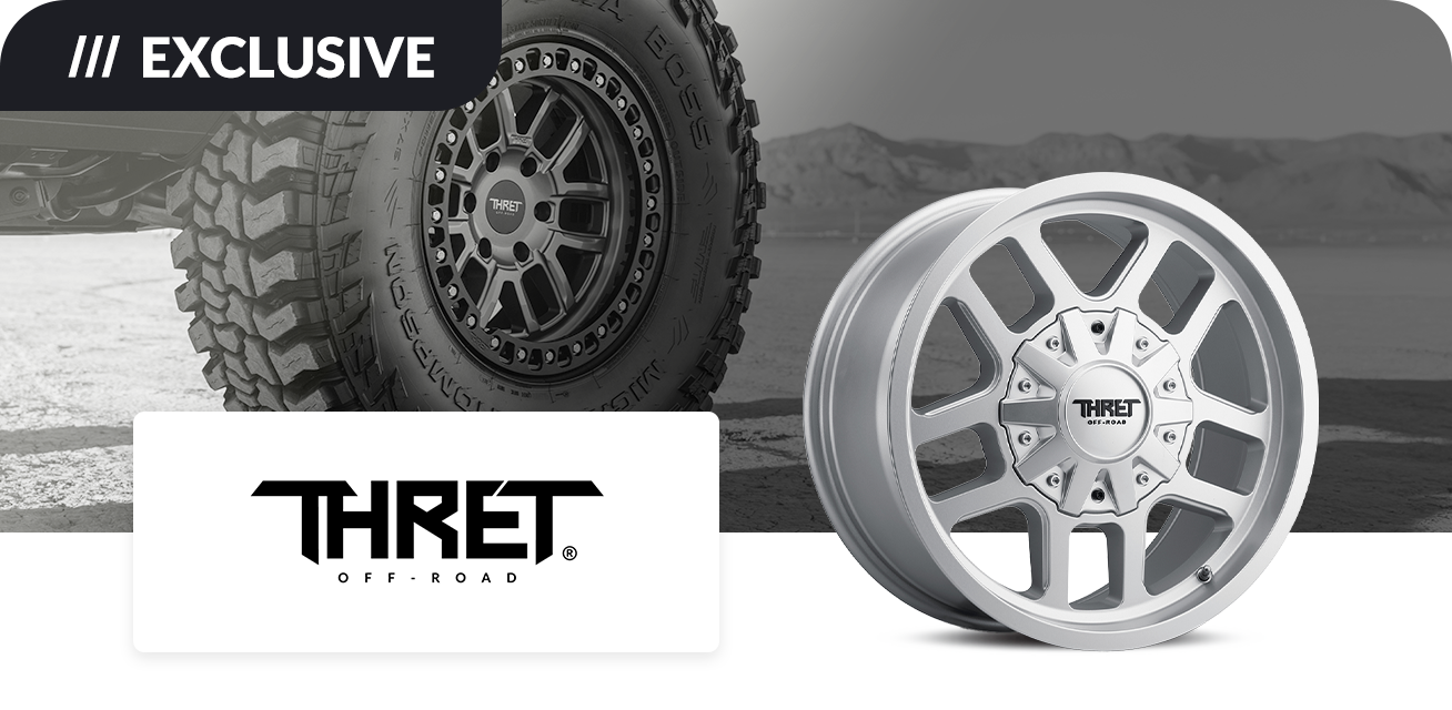 Get $40 back when you purchase a set of four (4) select Thret Off-road wheels