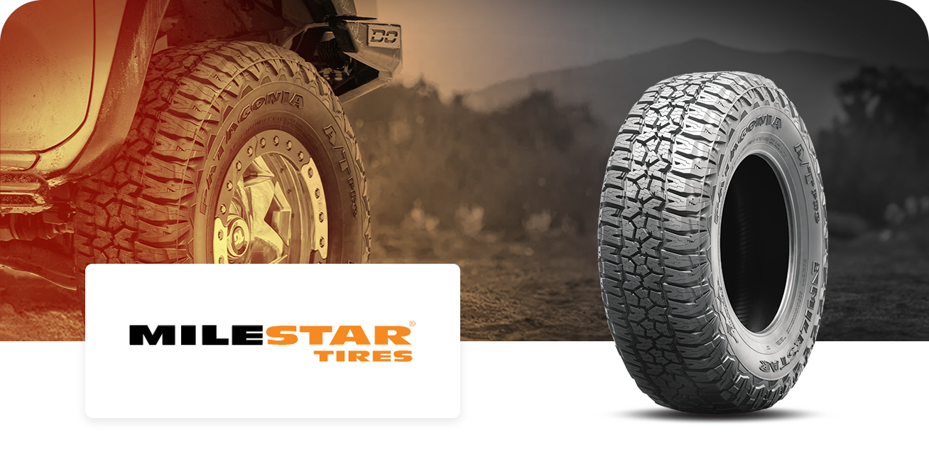 Get $50 back when you purchase a set of four (4) select Milestar tires
