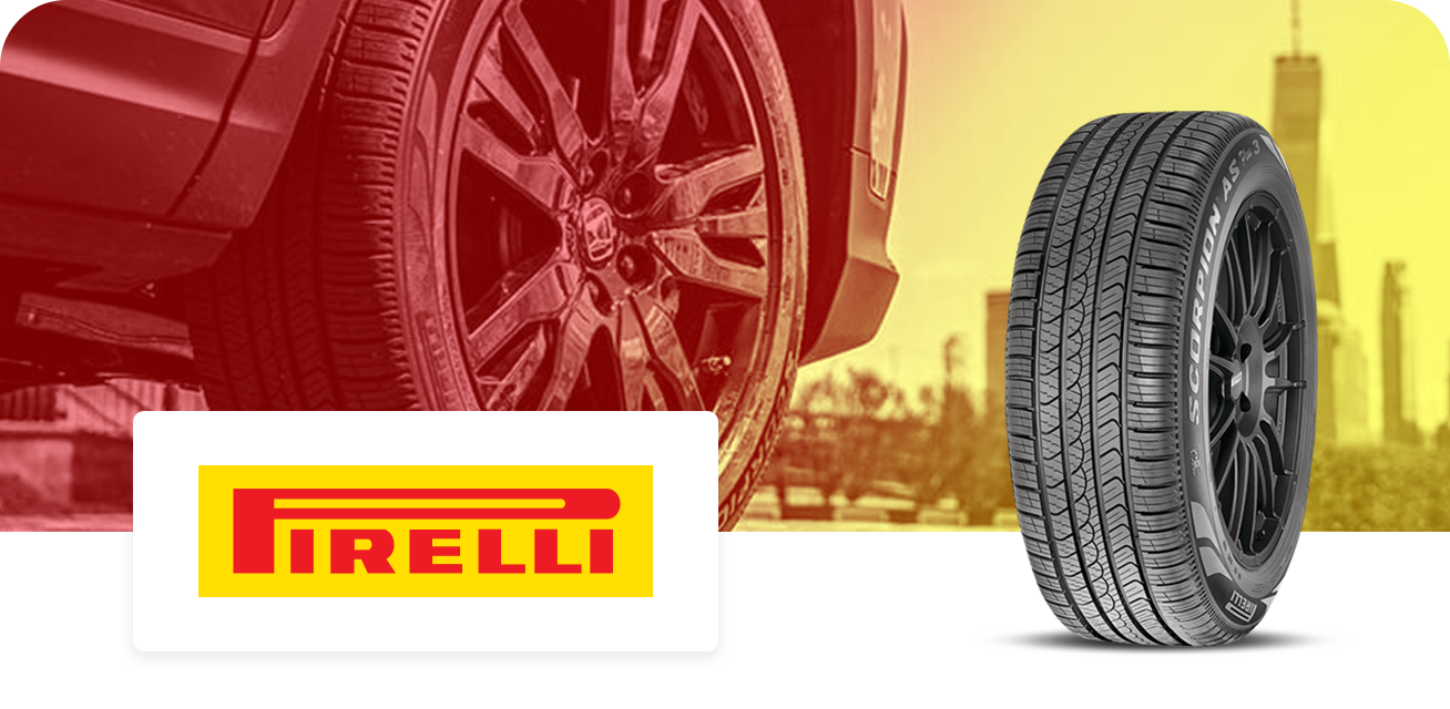 Get $100 back when you purchase a set of four (4) Pirelli Scorpion AS Plus 3  tires