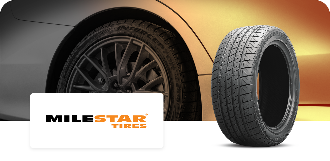 Get up to $80 back when you purchase a set of four (4) select Milestar tires