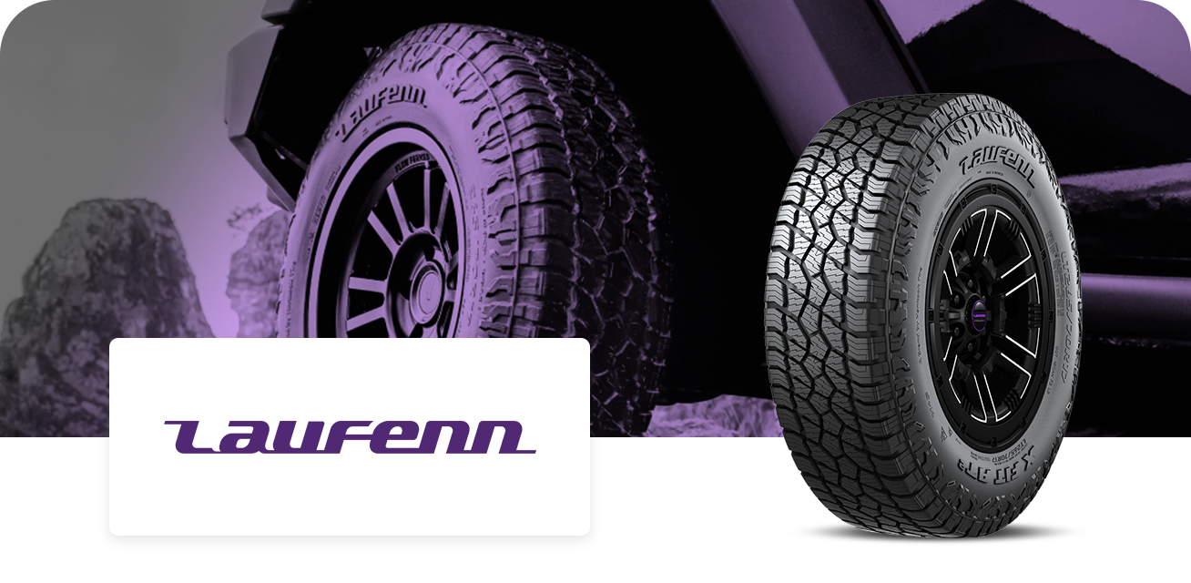 Get up to $60 back when you purchase a set of four (4) select Laufenn tires