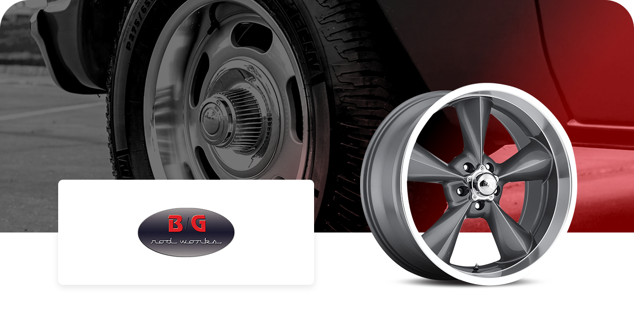 Get $60 instant savings when you purchase a set of any four (4) BG Rod Works wheels