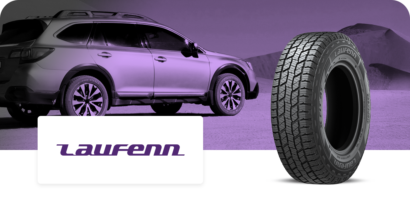 Get $50 back when you purchase a set of four (4) select Laufenn tires
