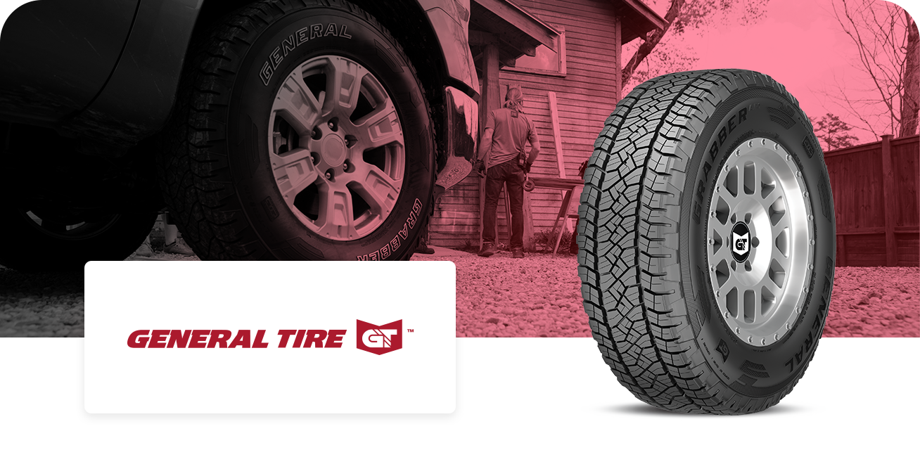 Get up to $90 back when you purchase a set of four (4) select General tires