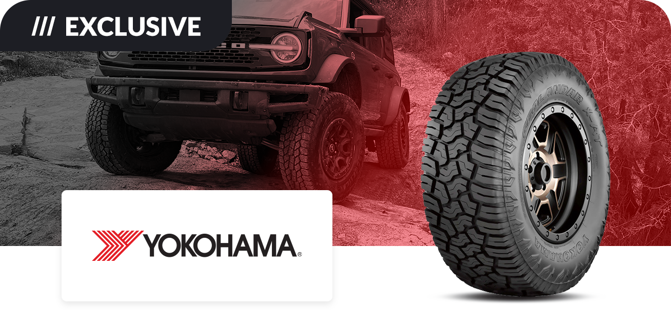 Get up to $80 back when you purchase a set of four (4) select Yokohama tires