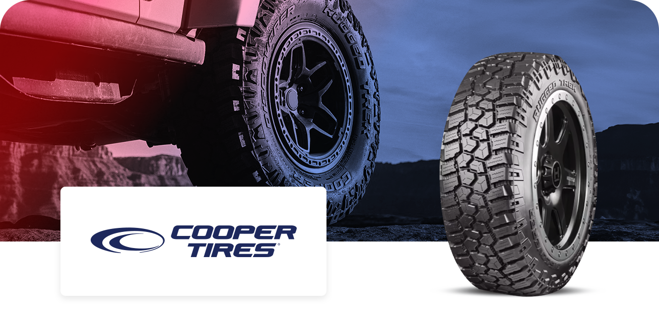 Get up to $75 back when you purchase a set of four (4) select Cooper tires