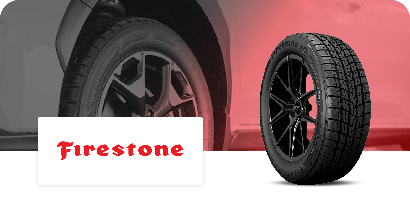 Get up to $80 back when you purchase a set of four (4) select Firestone tires