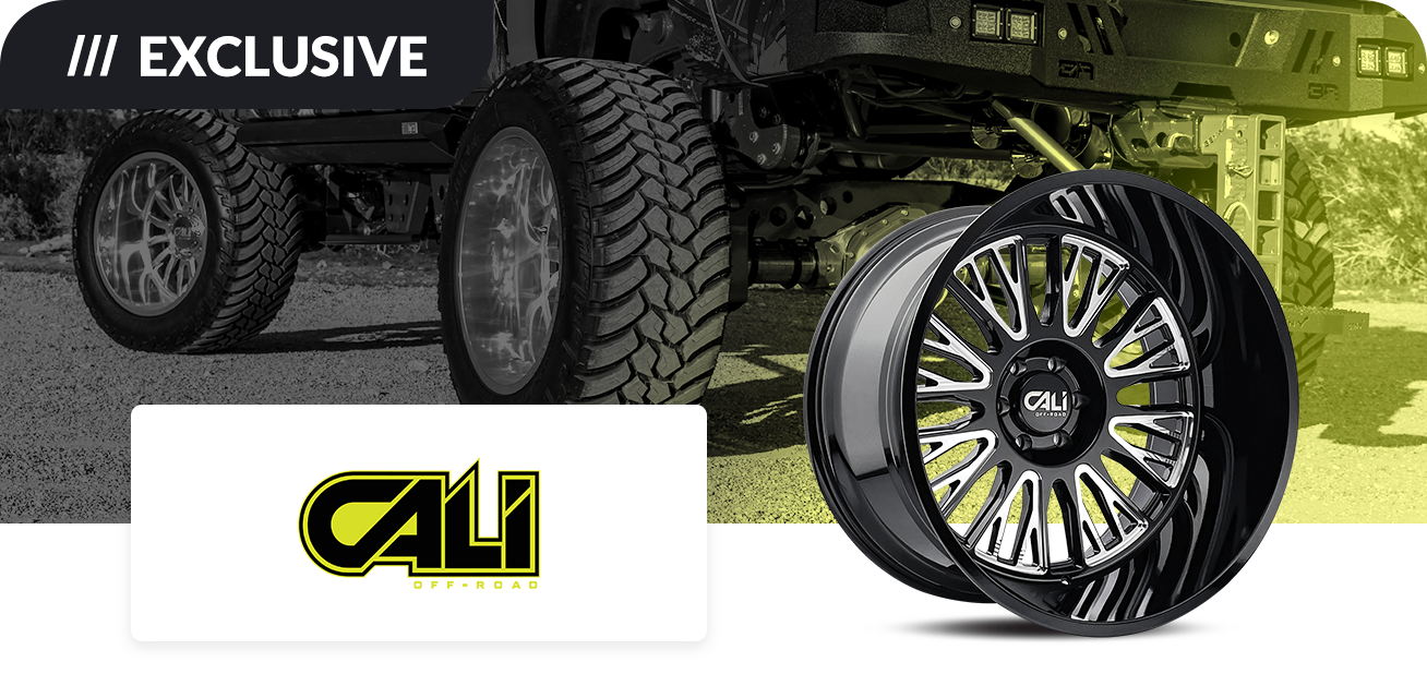 Get $100 back when you purchase a set of four (4) select Cali Off-Road wheels