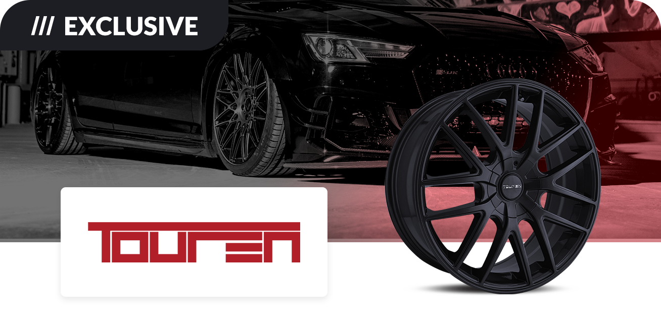 Get $100 back when you purchase a set of four (4) select Touren wheels