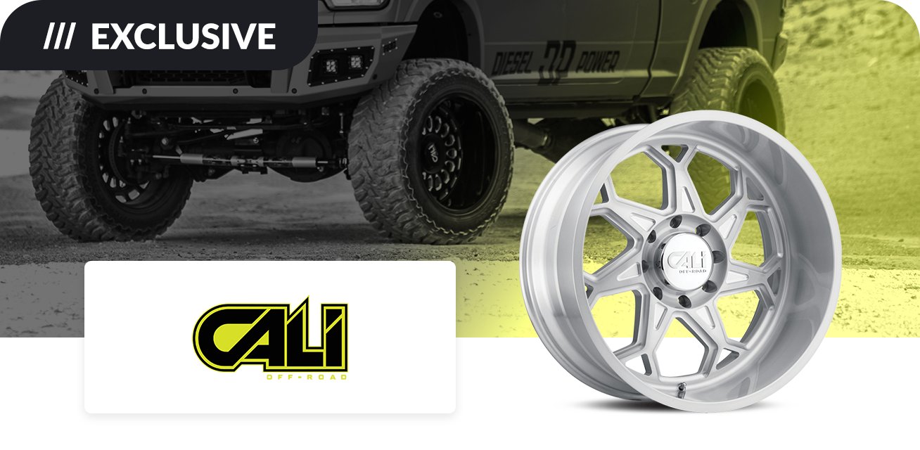 Get $240 back when you purchase a set of four (4) select Cali Off-Road wheels