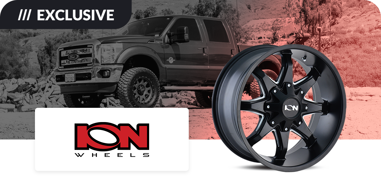 Get $100 back when you purchase a set of four (4) select Ion wheels
