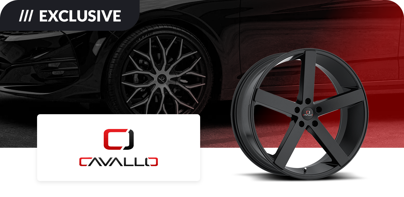 Get $80 back when you purchase a set of four (4) select Cavallo wheels