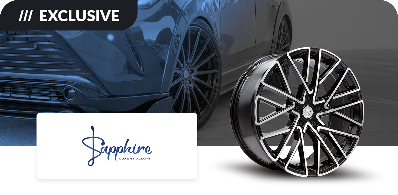 Get $25 back when you purchase a set of four (4) select  Sapphire wheels