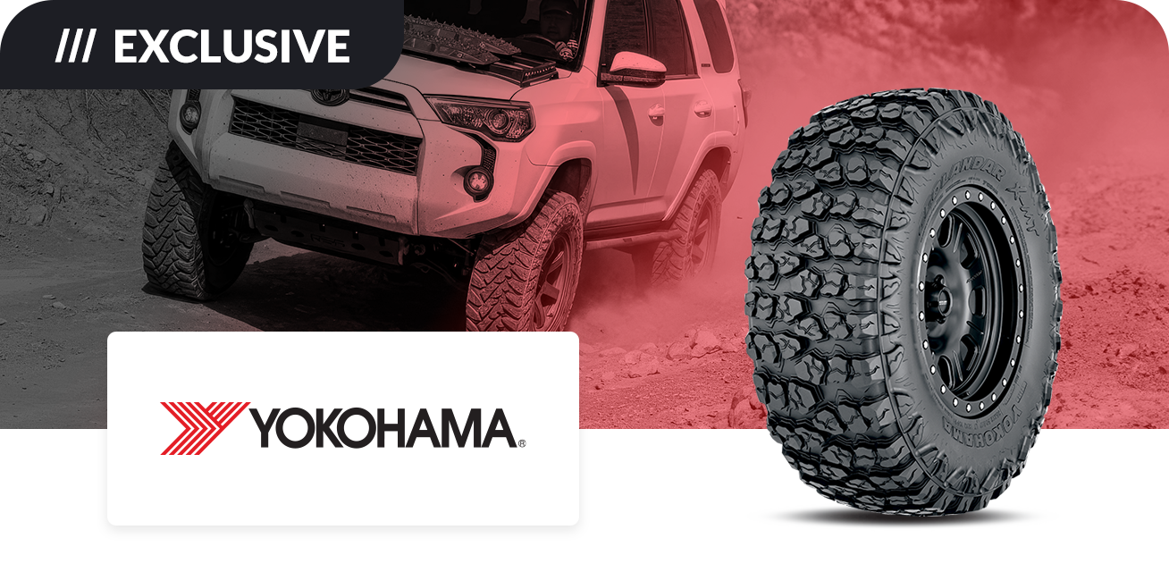 Get $80 back when you purchase a set of four (4) select Yokohama tires